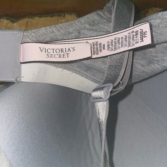 Victoria’s Secret T Shirt Lightly Lined Underwire Demi Gray Bra 34DDD - Picture 9 of 12